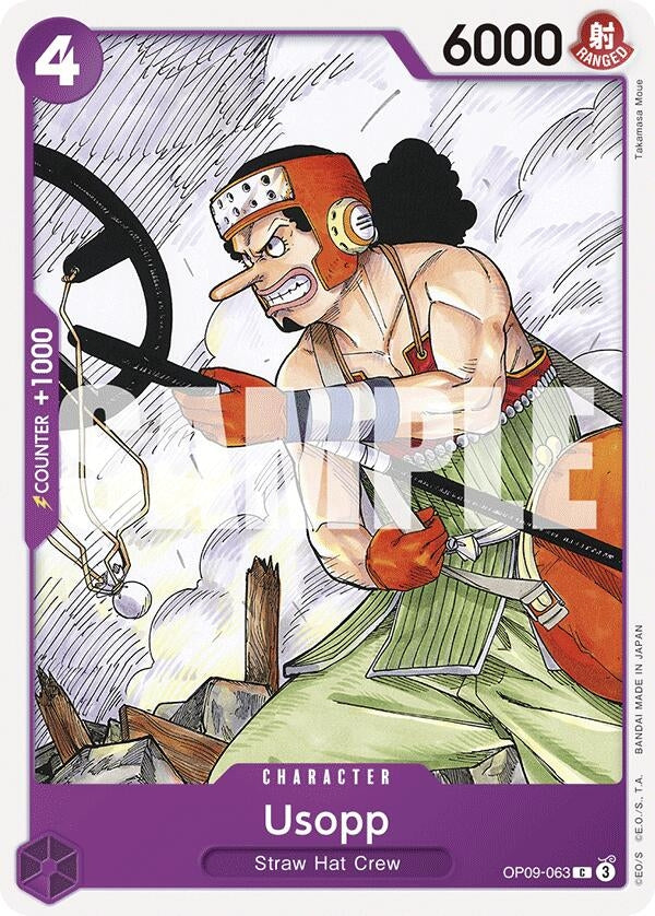 Usopp (063) (OP09-063) (OP09) - One Piece Card Game Single