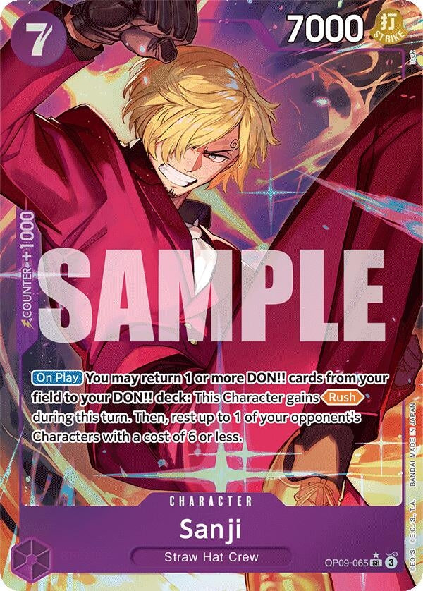 Sanji (065) (Parallel) (9065) (OP09) - One Piece Card Game Single