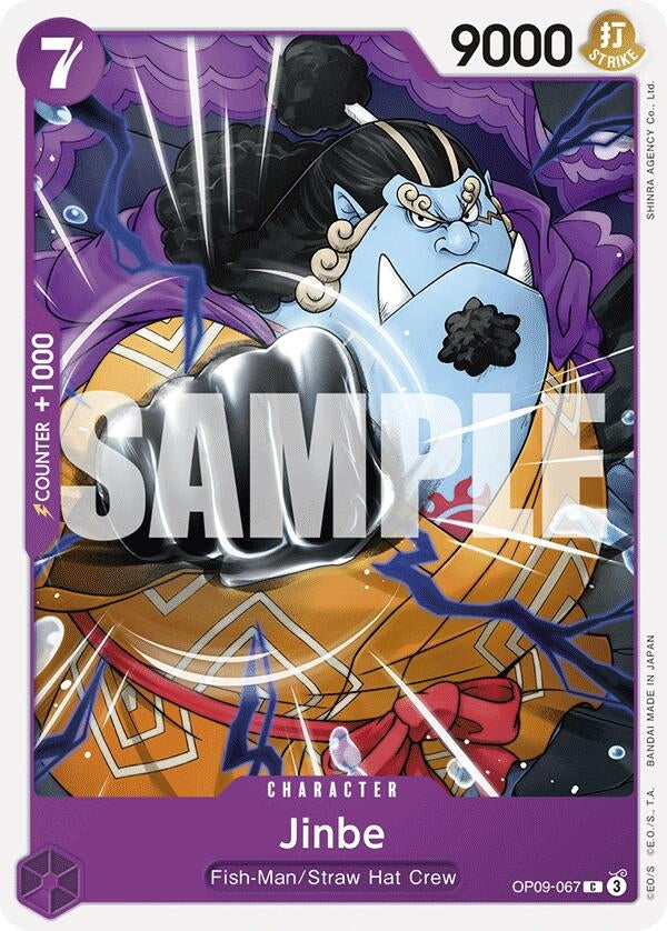 Jinbe (OP09-067) (OP09) - One Piece Card Game Single