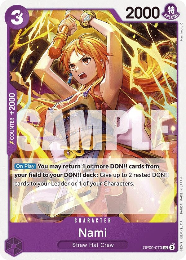 Nami (070) (OP09-070) (OP09) - One Piece Card Game Single