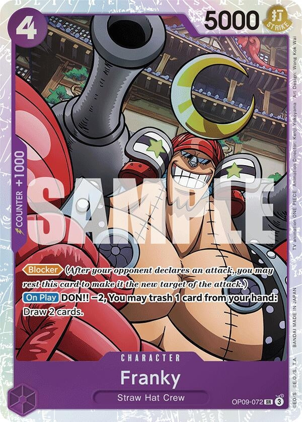 Franky (9072) (OP09) - One Piece Card Game Single