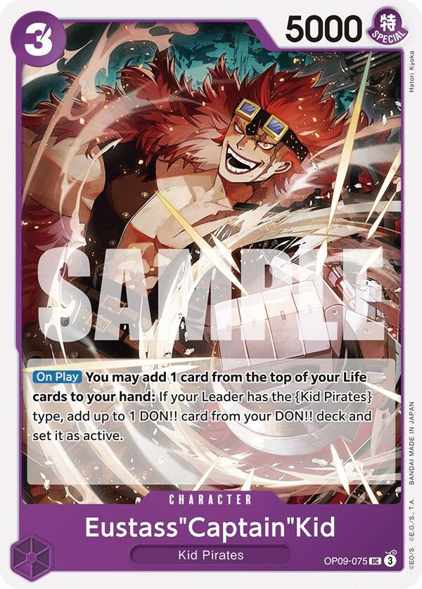 Eustass’Captain’Kid (OP09-075) (OP09) - One Piece Card Game Single