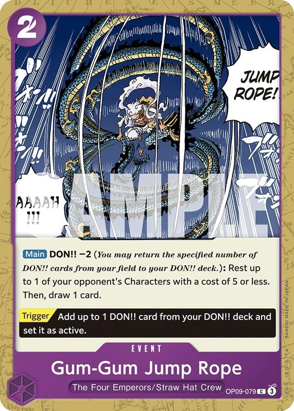 Gum-Gum Jump Rope (OP09-079) (OP09) - One Piece Card Game Single