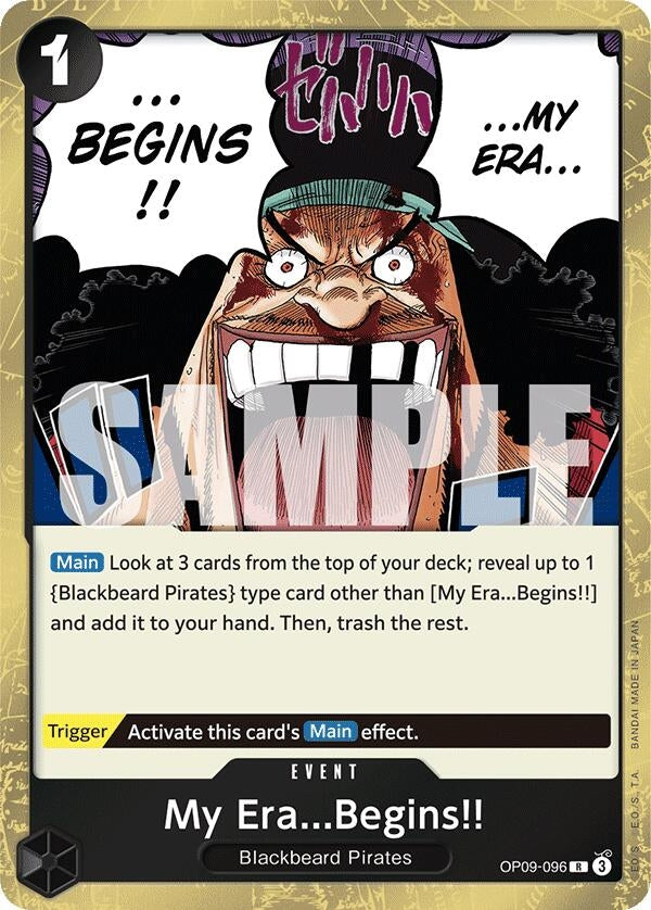My Era...Begins!! (OP09-096) (OP09) - One Piece Card Game Single