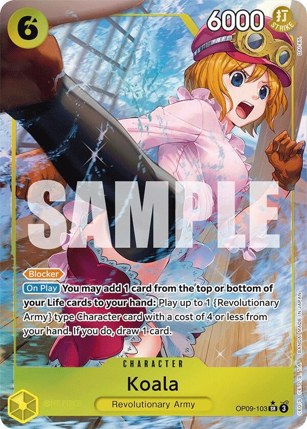 Koala (Parallel) (9103) (OP09) - One Piece Card Game Single