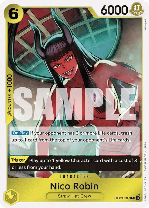 Nico Robin (107) (9107) (OP09) - One Piece Card Game Single