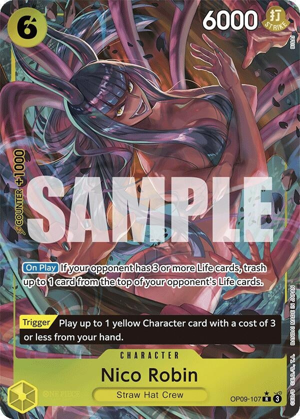 Nico Robin (107) (Parallel) (9107) (OP09) - One Piece Card Game Single