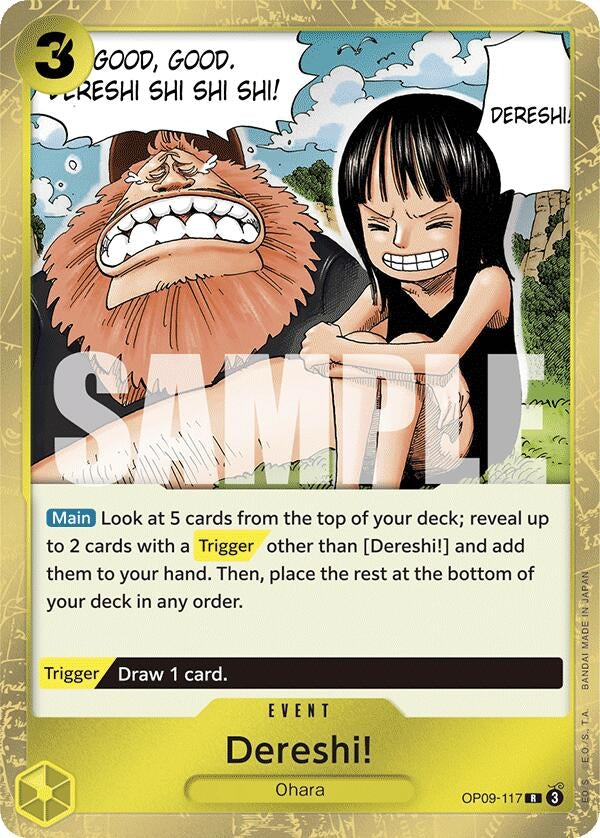 Dereshi! (OP09-117) (OP09) - One Piece Card Game Single