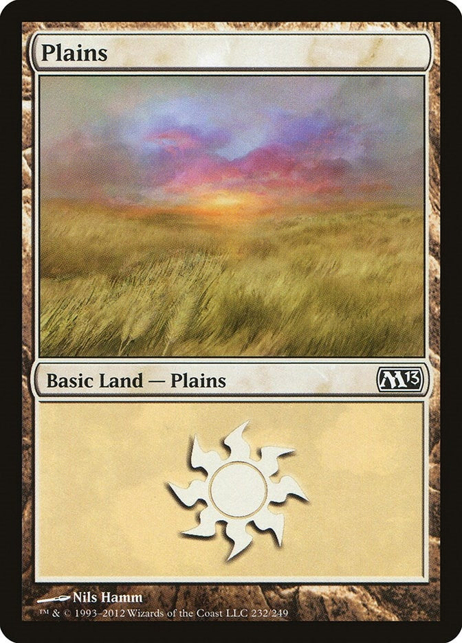 Plains (232) (232) [M13] - MTG Single