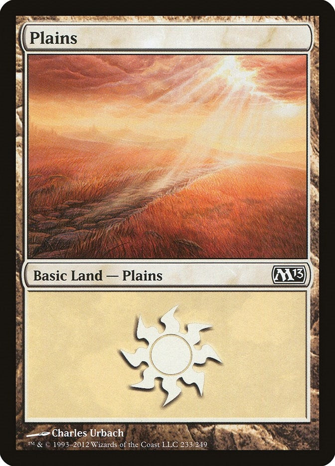 Plains (233) (233) [M13] - MTG Single