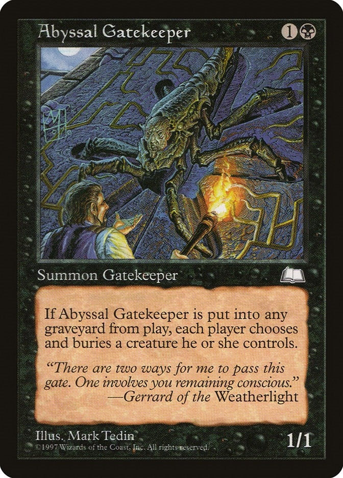 Abyssal Gatekeeper [WTH] - MTG Single