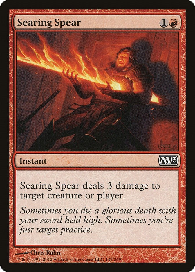 Searing Spear (147) [M13] - MTG Single