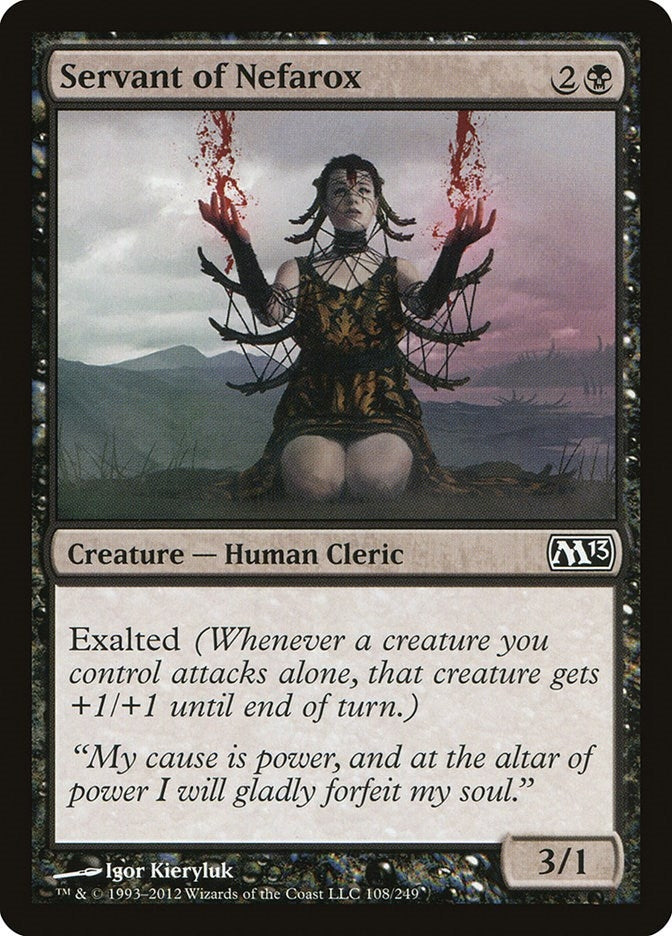 Servant of Nefarox (108) [M13] - MTG Single