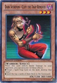 Dark Scorpion - Cliff the Trap Remover (5007) (GLD5) - YuGiOh Single