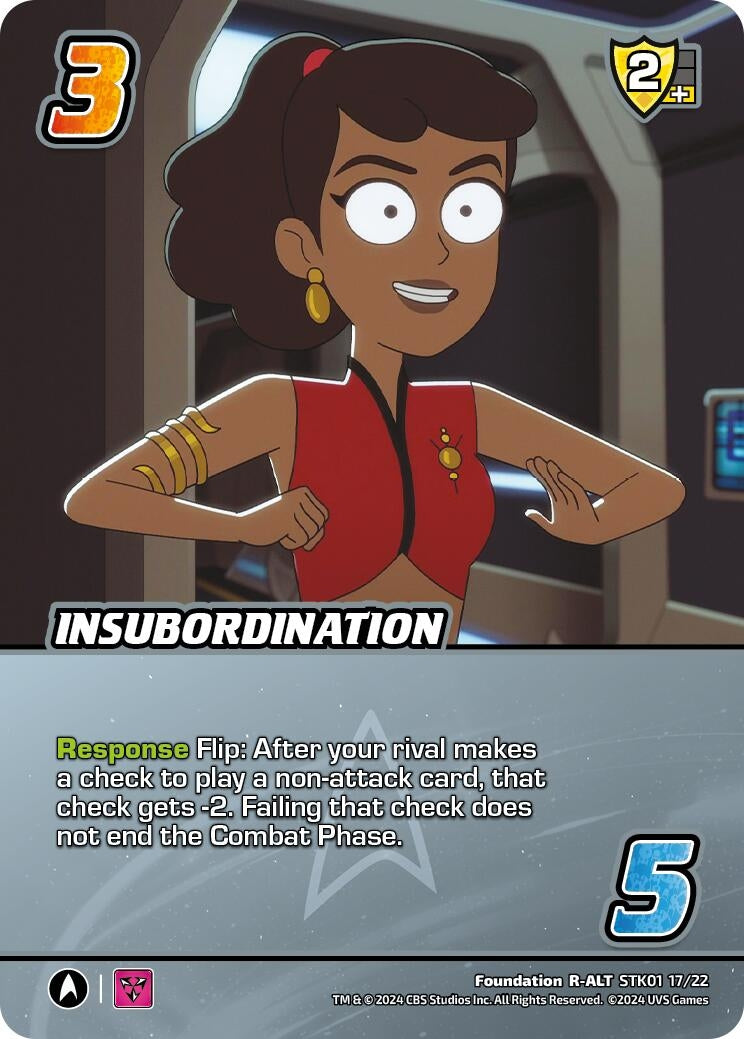 Insubordination (Alternate Art) (11722) - UniVersus Single