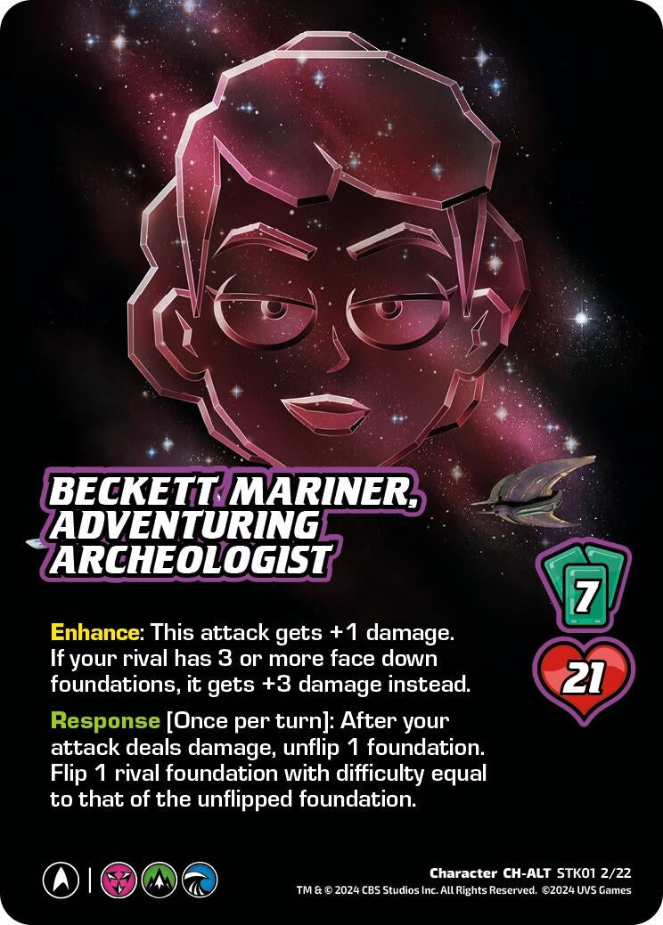 Beckett Mariner Adventuring Archeologist (Alternate Art) (1222) - UniVersus Single