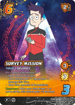 Survey Mission (Alternate Art) (21222) - UniVersus Single