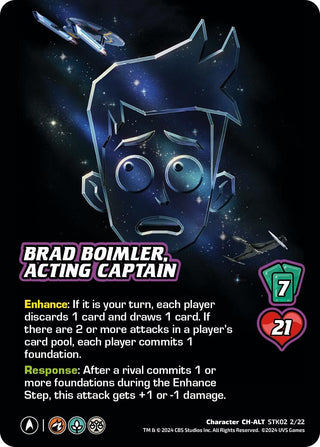 Brad Boimler Acting Captain (Alternate Art) (2222) - UniVersus Single