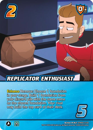 Replicator Enthusiast (Alternate Art) (2322) - UniVersus Single