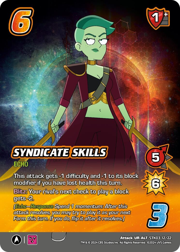 Syndicate Skills (Alternate Art) (31222) - UniVersus Single