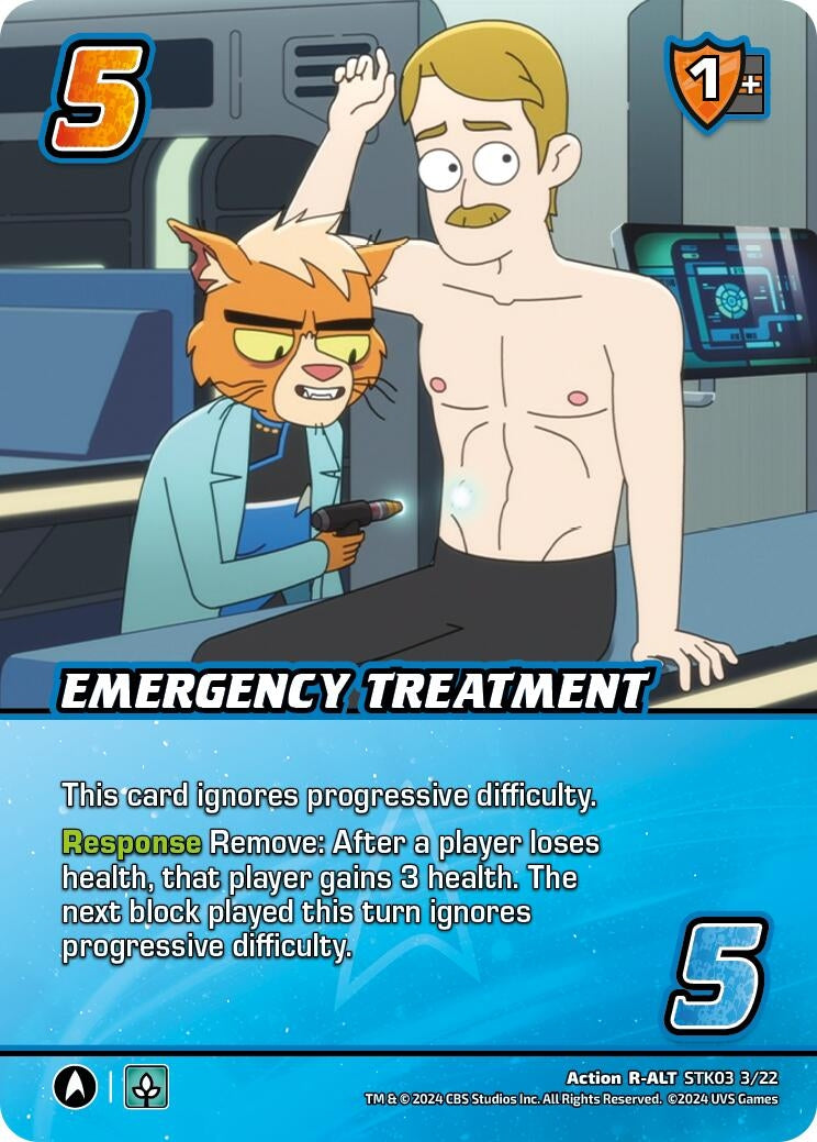 Emergency Treatment (Alternate Art) (3322) - UniVersus Single