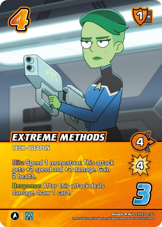 Extreme Methods (Alternate Art) (3822) - UniVersus Single