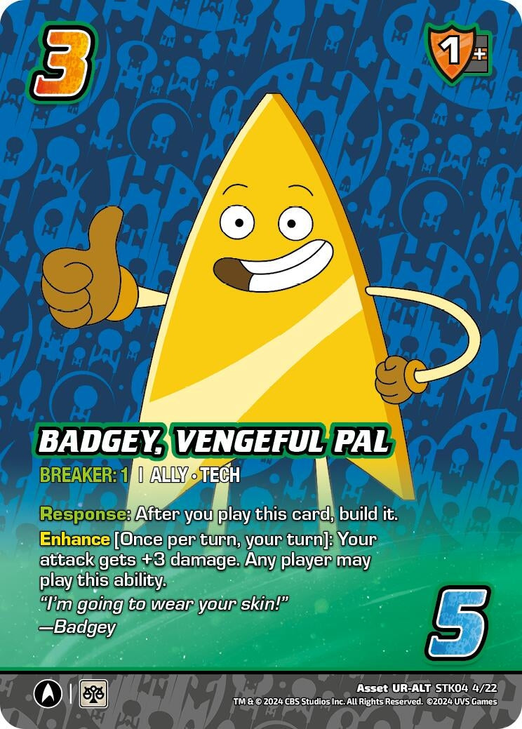 Badgey Vengeful Pal (Alternate Art) (4422) - UniVersus Single