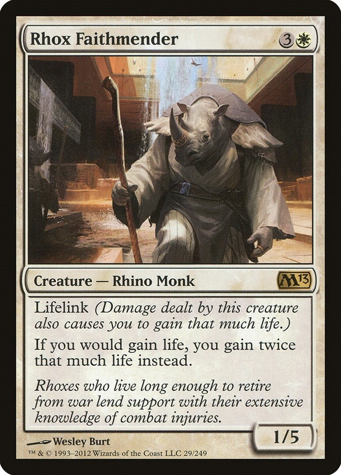 Rhox Faithmender (29) [M13] - MTG Single