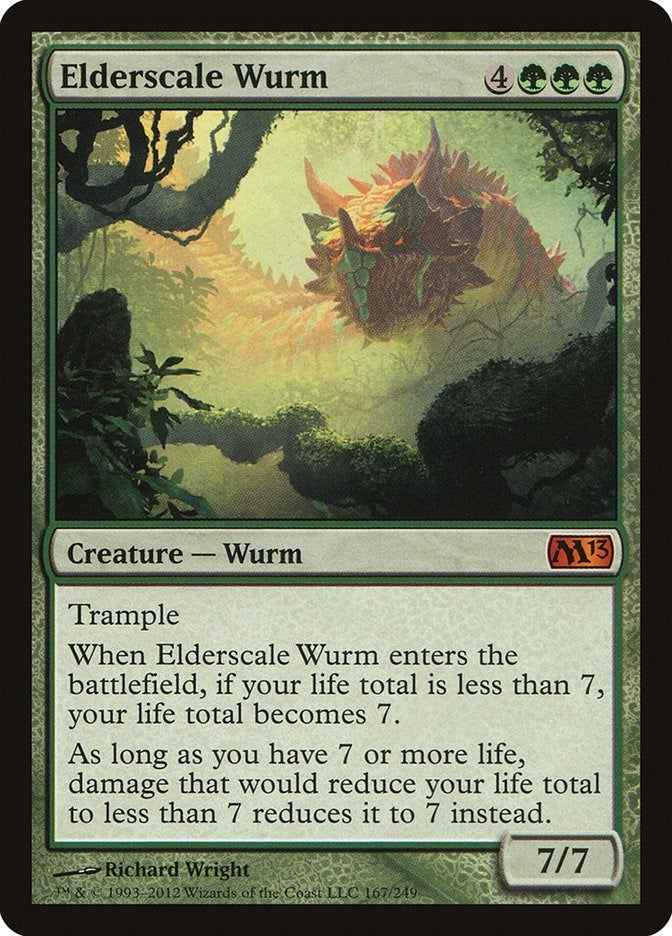 Elderscale Wurm (167) [M13] - MTG Single