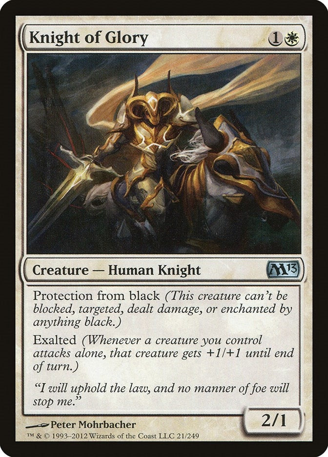 Knight of Glory (21) [M13] - MTG Single