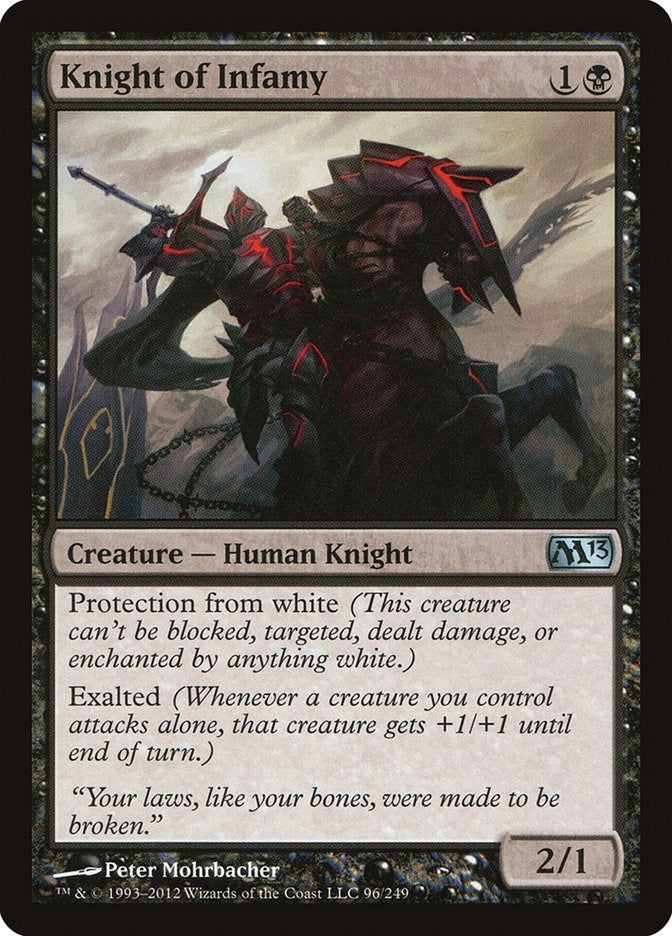 Knight of Infamy (96) [M13] - MTG Single