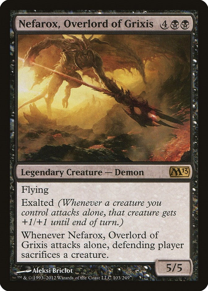 Nefarox Overlord of Grixis (103) [M13] - MTG Single