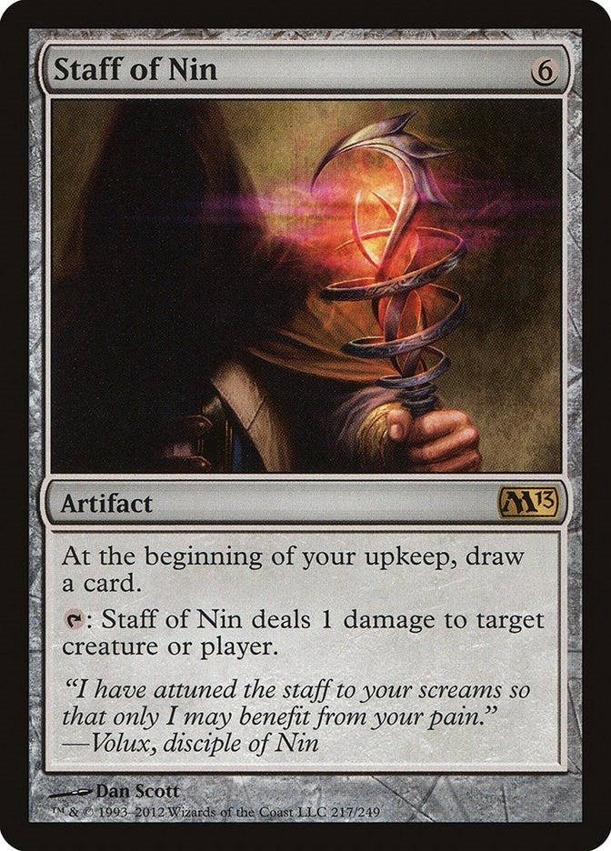 Staff of Nin (217) [M13] - MTG Single