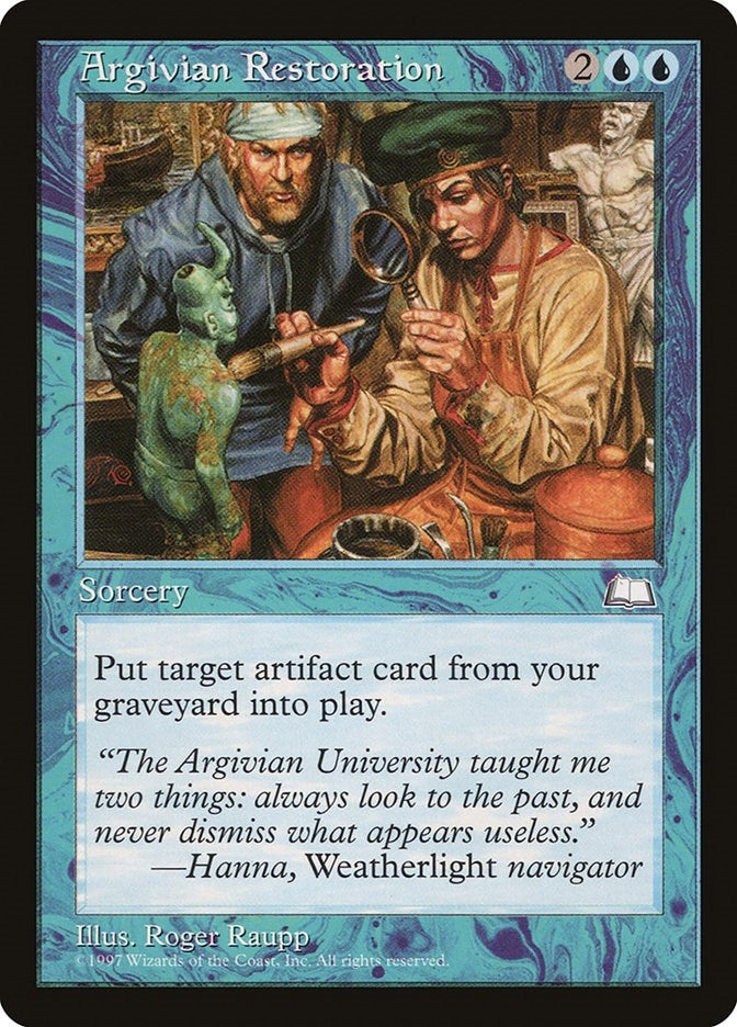 Argivian Restoration [WTH] - MTG Single