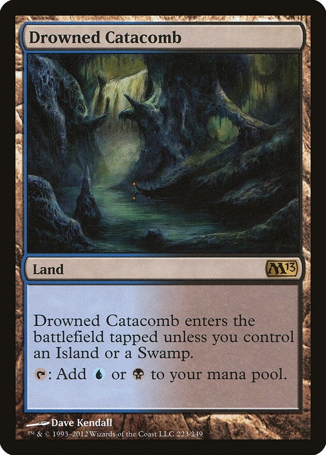 Drowned Catacomb (223) [M13] - MTG Single
