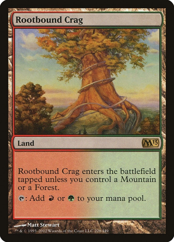 Rootbound Crag (228) [M13] - MTG Single
