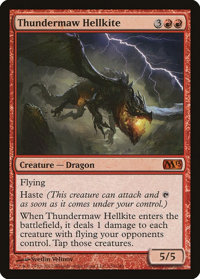 Thundermaw Hellkite (150) [M13] - MTG Single