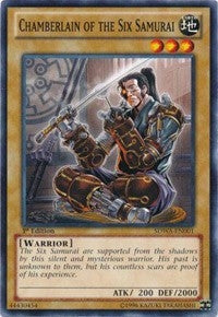 Chamberlain of the Six Samurai (1) (SDWA) - YuGiOh Single