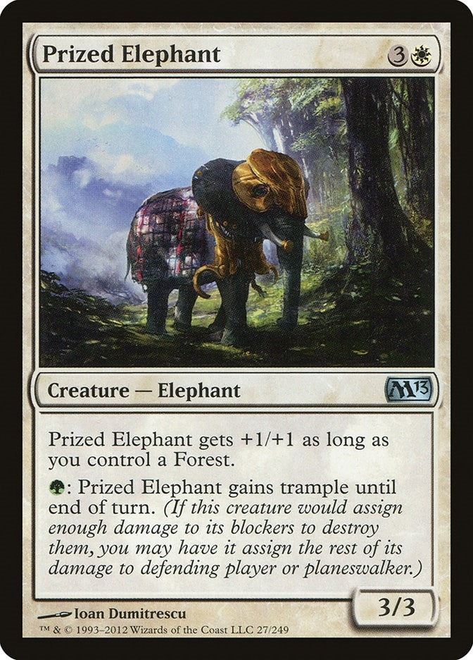 Prized Elephant (27) [M13] - MTG Single