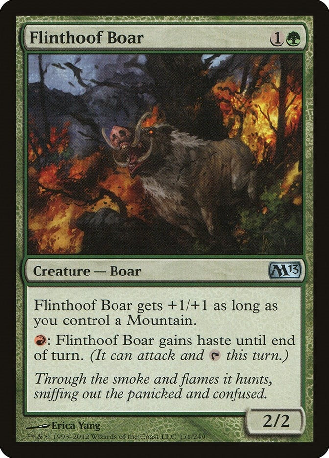 Flinthoof Boar (171) [M13] - MTG Single