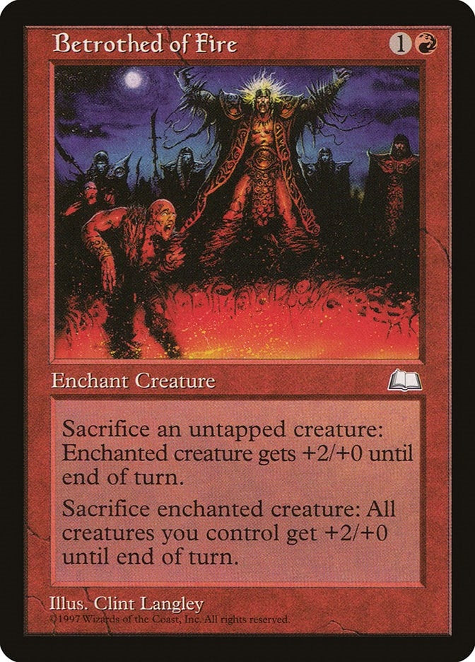 Betrothed of Fire [WTH] - MTG Single