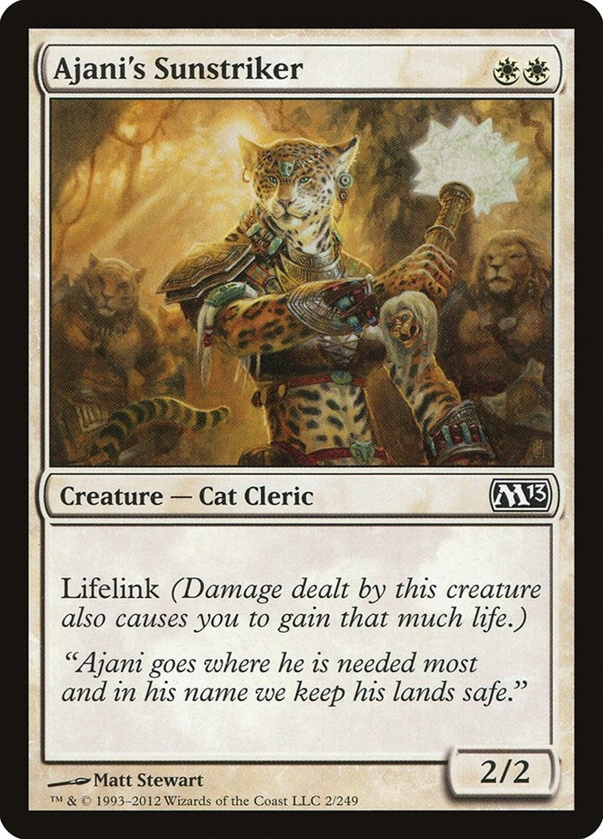 Ajani’s Sunstriker (2) [M13] - MTG Single