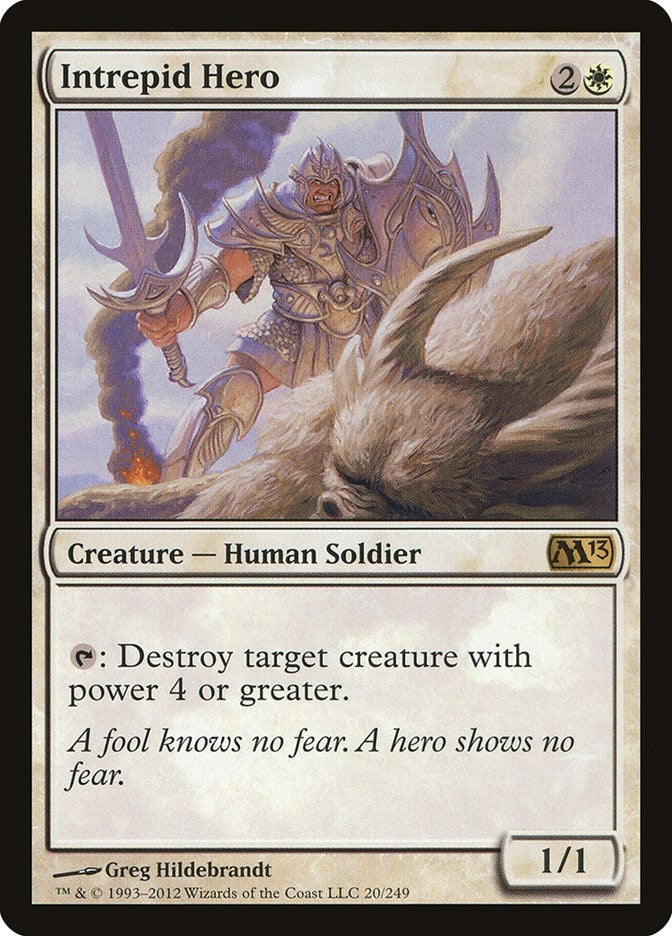 Intrepid Hero (20) [M13] - MTG Single
