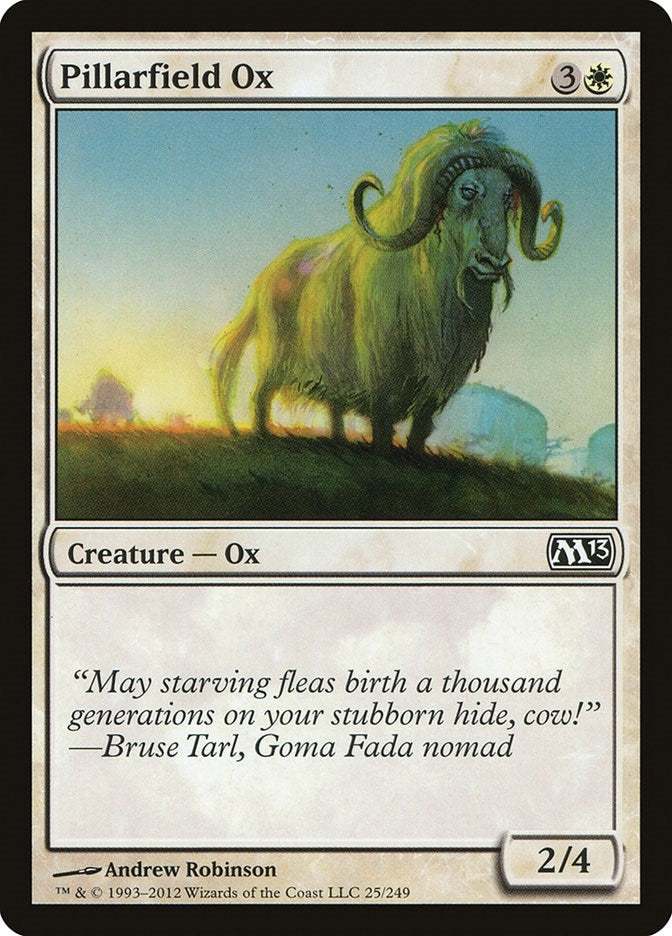 Pillarfield Ox (25) [M13] - MTG Single