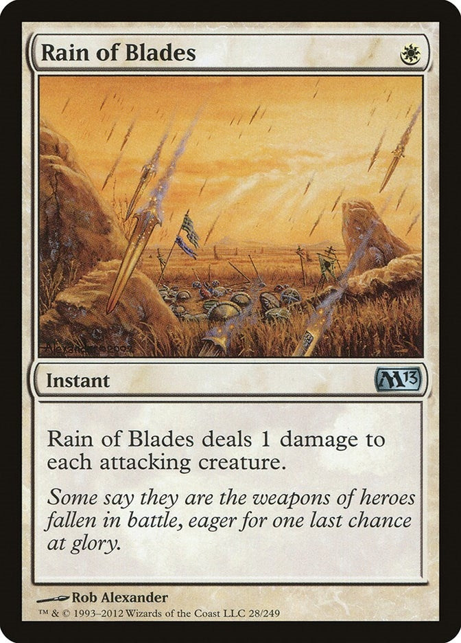 Rain of Blades (28) [M13] - MTG Single