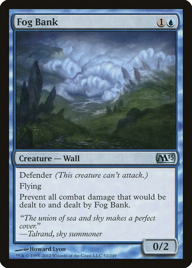 Fog Bank (52) [M13] - MTG Single