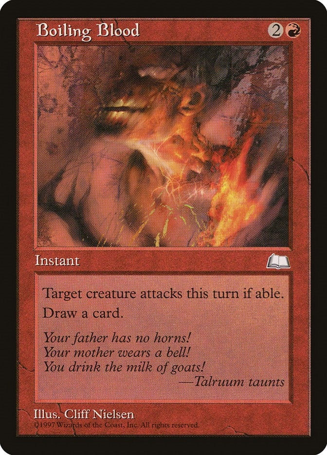 Boiling Blood [WTH] - MTG Single