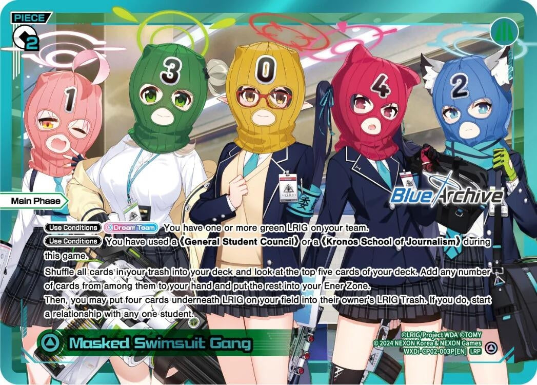 Masked Swimsuit Gang (LRP) (2003) [WXDi-CP02] - WIXOSS Single