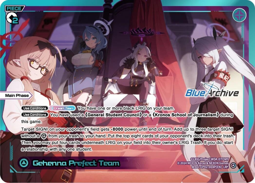 Gehenna Prefect Team (LRP) (2004) [WXDi-CP02] - WIXOSS Single