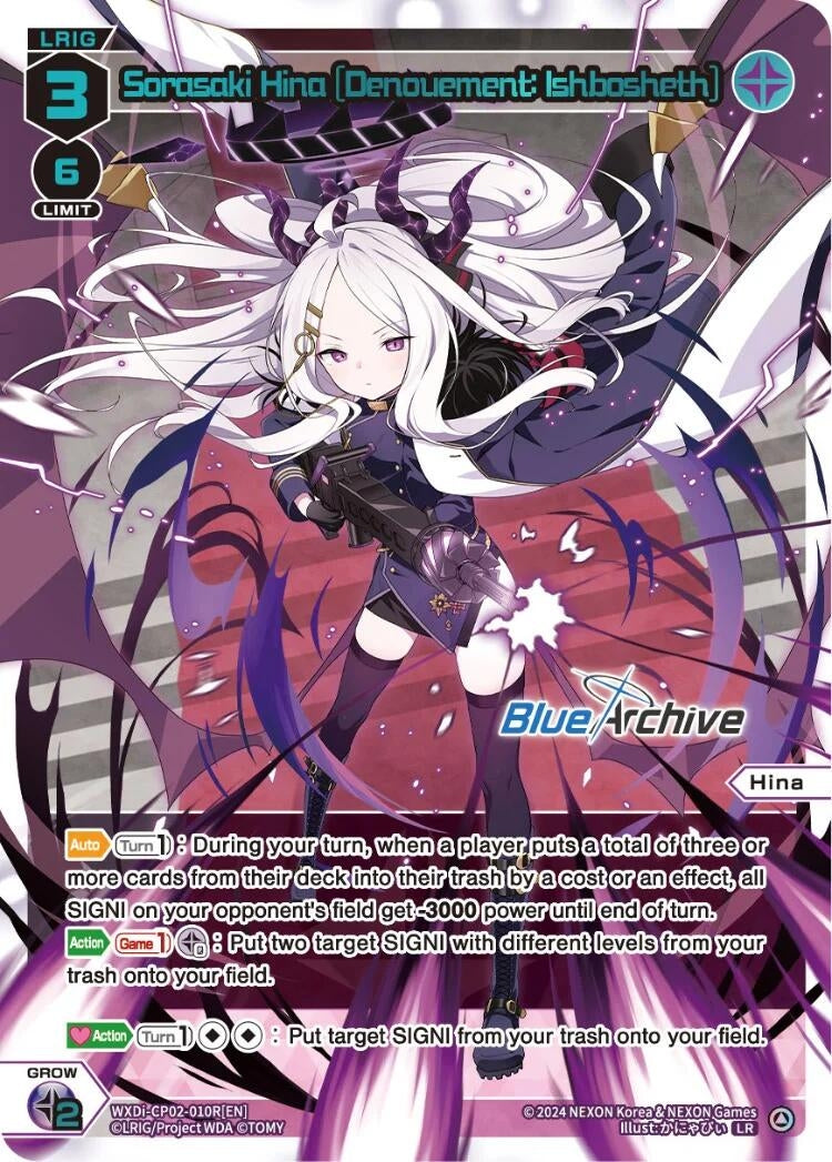 Sorasaki Hina [Denouement: Ishbosheth] (LRP) (2010) [WXDi-CP02] - WIXOSS Single